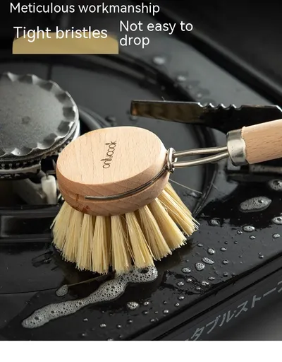 Long Handle Kitchen Can Be Brush Replacement Head Horse Hair Dish Brush