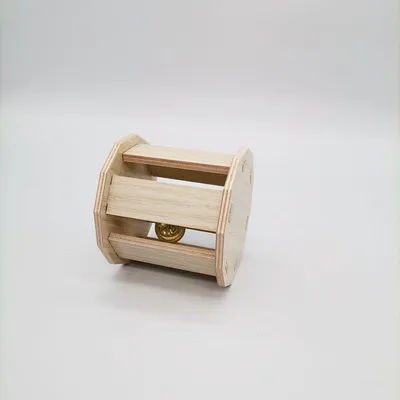 Solid Wood Small House Hamster Sleeping Nest Djungarian Hamster Small Villa Toy Supplies