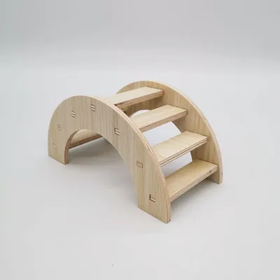Solid Wood Small House Hamster Sleeping Nest Djungarian Hamster Small Villa Toy Supplies