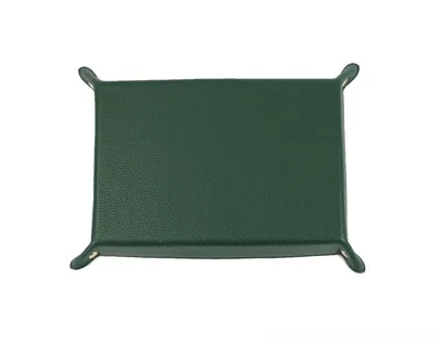 Leather Litchi Pattern Entrance Coffee Table Sundries Key Storage Box Household Supplies