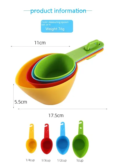 Baking Tool Plastic Plastic Measuring Spoon Measuring Cup Set