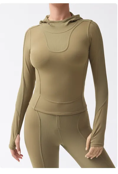 Women's Long-sleeved Pullover Outdoor Workout Clothes Sports Top