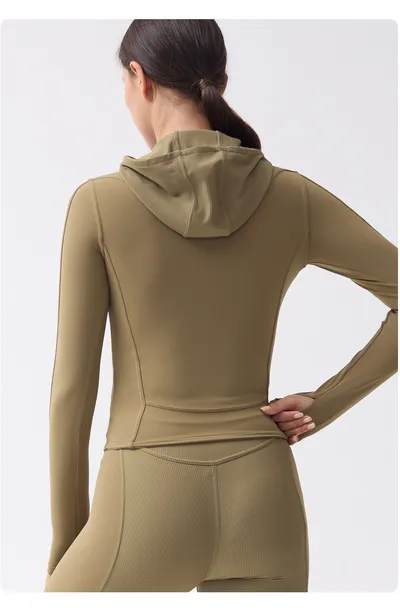 Women's Long-sleeved Pullover Outdoor Workout Clothes Sports Top