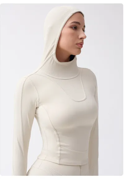 Women's Long-sleeved Pullover Outdoor Workout Clothes Sports Top