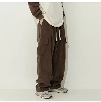 Japanese Corduroy Casual Pants Men