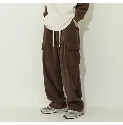 Japanese Corduroy Casual Pants Men