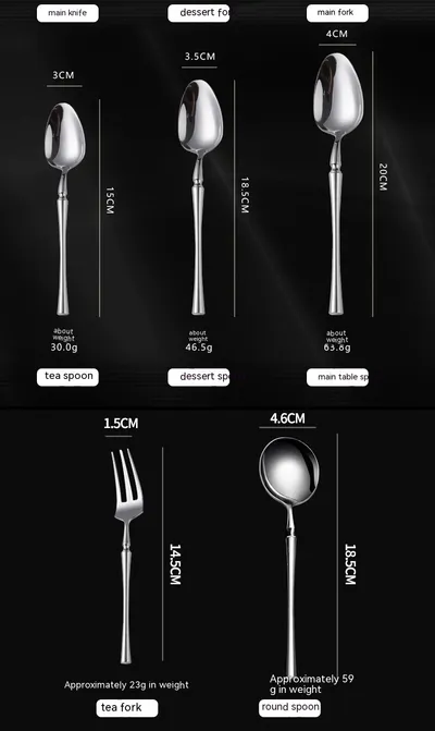 Retro Design Small Waist Knife, Fork And Spoon