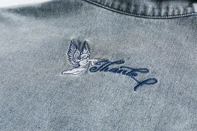 Cat Beard Stitching Loose Lapels Coat American Fashion Brand