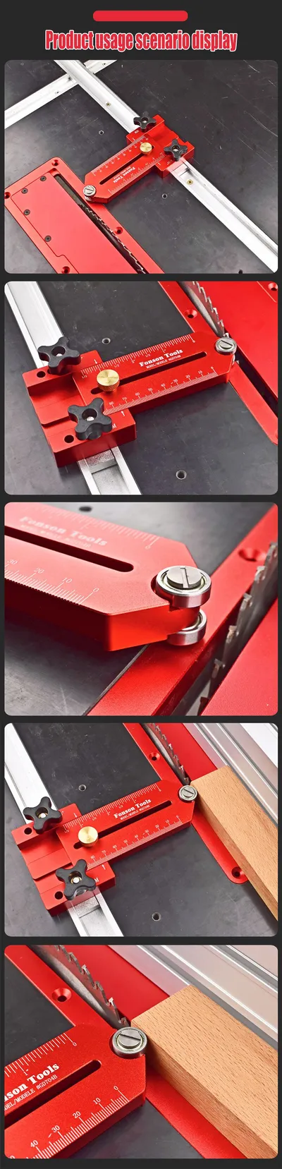 Cutting Machine Table Saw Inverted Roller Workbench Sliding Chute Positioning And Fixing Tool