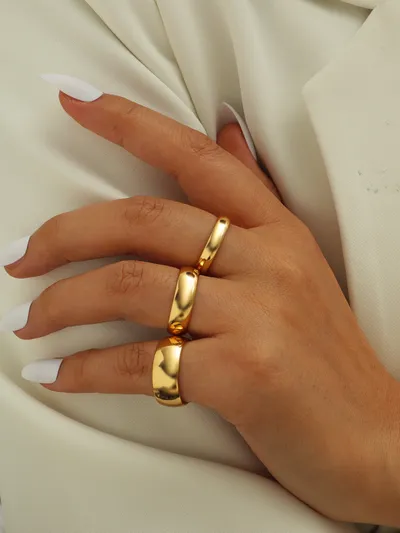 Fashion Personalized Glossy Ring For Women