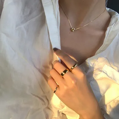 Fashion Personalized Glossy Ring For Women