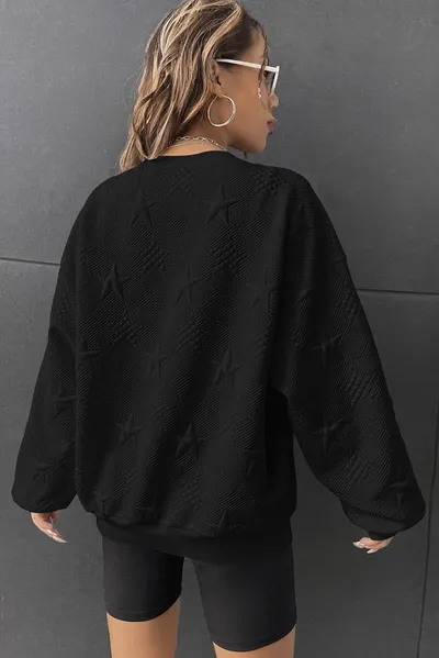 Casual Loose Round Neck Pullover Women