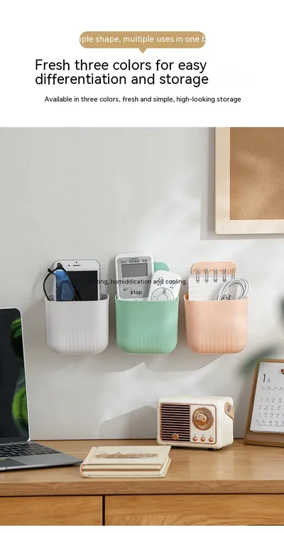 Magnetic Wall Hanging Storage Box Kitchen Storage