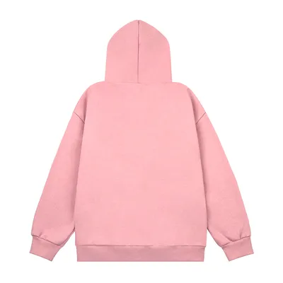 English Letters Printed Hoodie Men