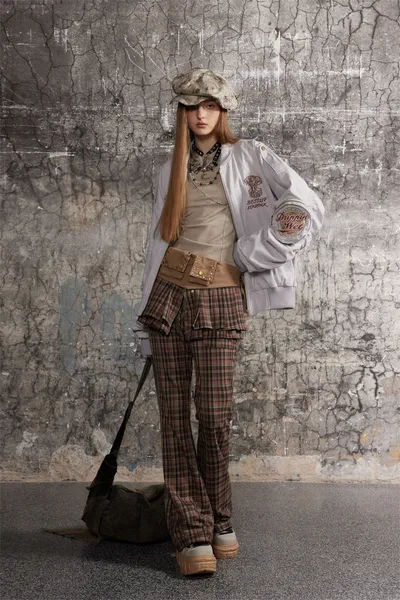 Lapel Baseball Uniform Jacket Men