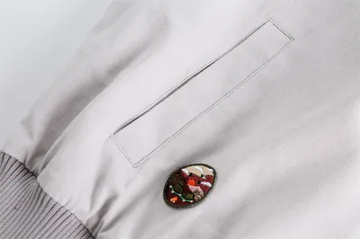 Lapel Baseball Uniform Jacket Men