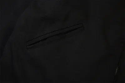 Embroidered Letters Loose Jacket Men