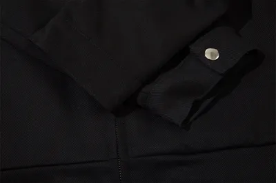 Embroidered Letters Loose Jacket Men