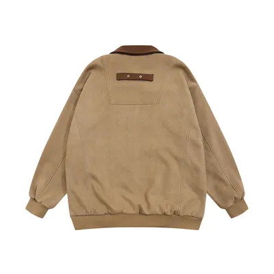 Color Matching Lapel Jacket Men