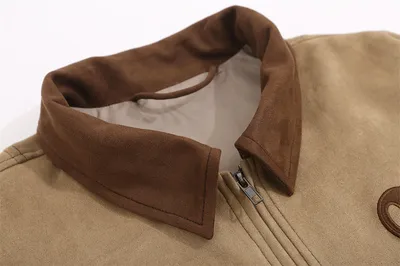 Color Matching Lapel Jacket Men