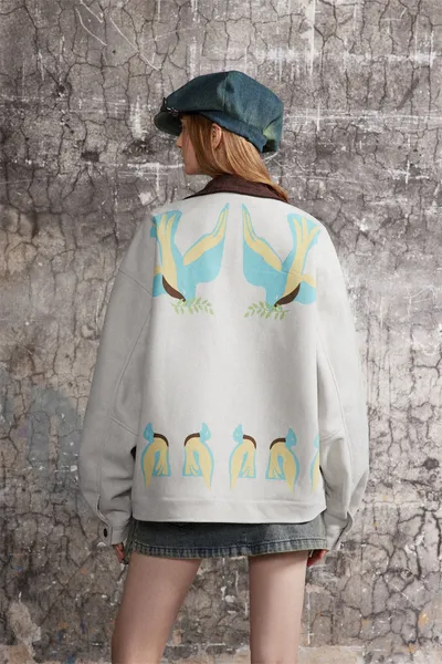 Stitching Contrast Color Jacket Men