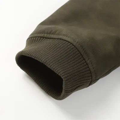 Distressed PU Leather Coat Men