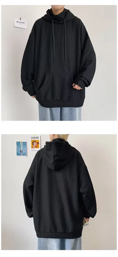 American Turtleneck Hooded Sweater Men