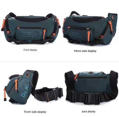 Men's Multi-functional Shoulder Crossbody Outdoor Sports And Casual Biking Mountain Climbing Large Capacity Waist Bag