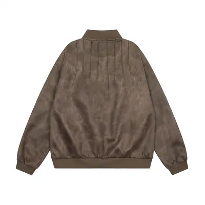 American Retro Workwear Baseball Uniform Jacket Men