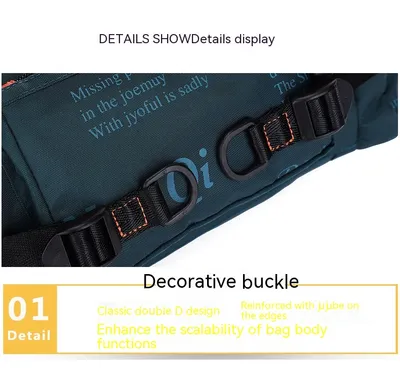 Men's Multi-functional Shoulder Crossbody Outdoor Sports And Casual Biking Mountain Climbing Large Capacity Waist Bag