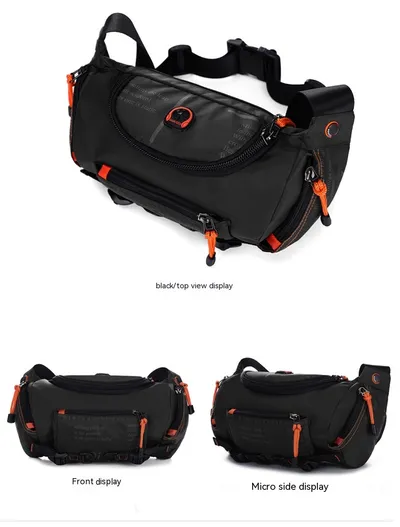 Men's Multi-functional Shoulder Crossbody Outdoor Sports And Casual Biking Mountain Climbing Large Capacity Waist Bag