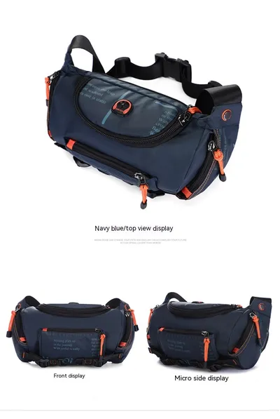 Men's Multi-functional Shoulder Crossbody Outdoor Sports And Casual Biking Mountain Climbing Large Capacity Waist Bag