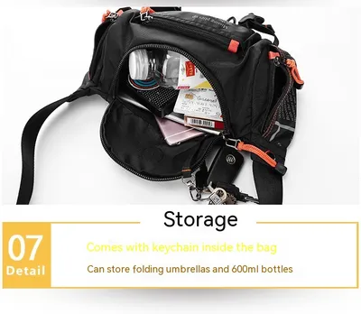 Men's Multi-functional Shoulder Crossbody Outdoor Sports And Casual Biking Mountain Climbing Large Capacity Waist Bag