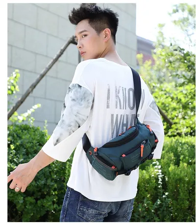 Men's Multi-functional Shoulder Crossbody Outdoor Sports And Casual Biking Mountain Climbing Large Capacity Waist Bag