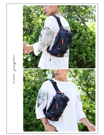 Men's Multi-functional Shoulder Crossbody Outdoor Sports And Casual Biking Mountain Climbing Large Capacity Waist Bag