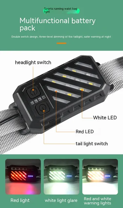 Sports Mobile Phone Bag Large Capacity Night Running Reflective Pockets
