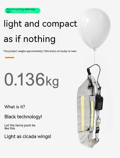Sports Mobile Phone Bag Large Capacity Night Running Reflective Pockets