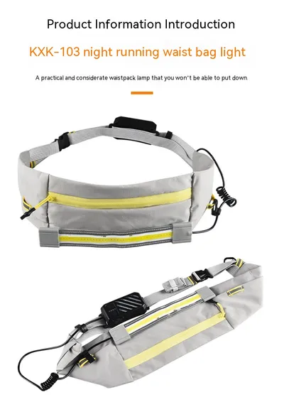 Sports Mobile Phone Bag Large Capacity Night Running Reflective Pockets