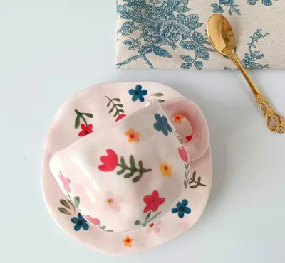 Vintage Floral Afternoon Tea Cup And Saucer Ins