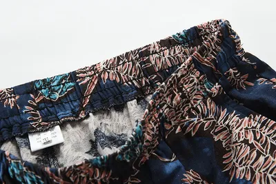 Men's Casual Multicolor Cotton And Linen Loose Low Crotch Trousers