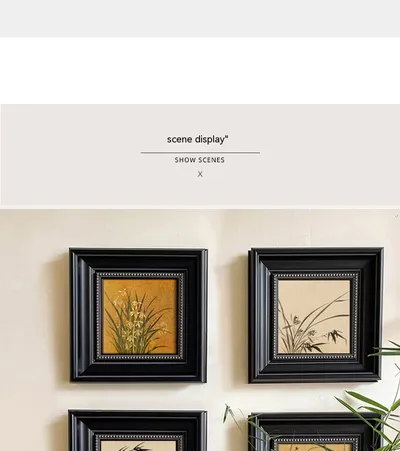 New Chinese Style Living Room French Decorative Painting