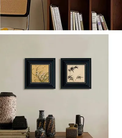 New Chinese Style Living Room French Decorative Painting