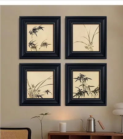 New Chinese Style Living Room French Decorative Painting