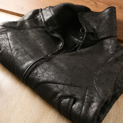 Fur Integrated Lapel Jacket Men