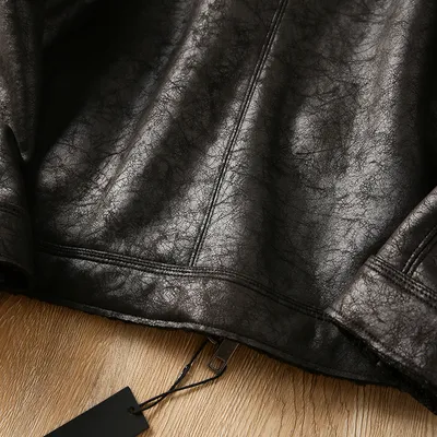 Fur Integrated Lapel Jacket Men