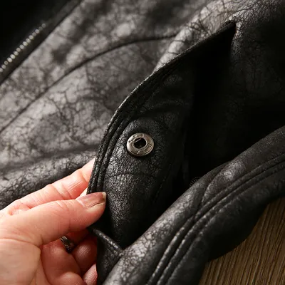 Fur Integrated Lapel Jacket Men