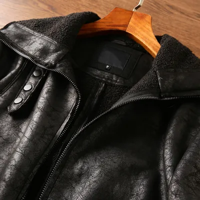Fur Integrated Lapel Jacket Men