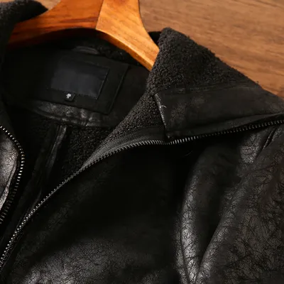 Fur Integrated Lapel Jacket Men