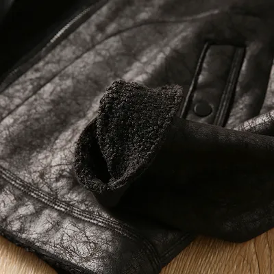 Fur Integrated Lapel Jacket Men