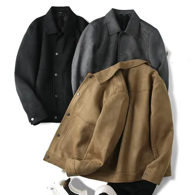 Retro Casual Lapel Jacket Men